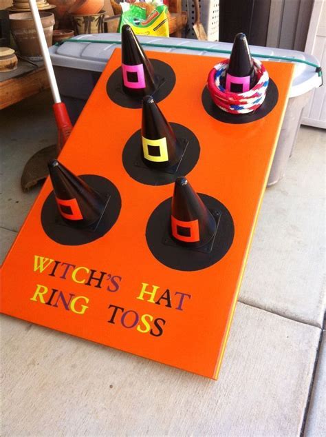Halloween Party Games: Witch Ring Toss Edition